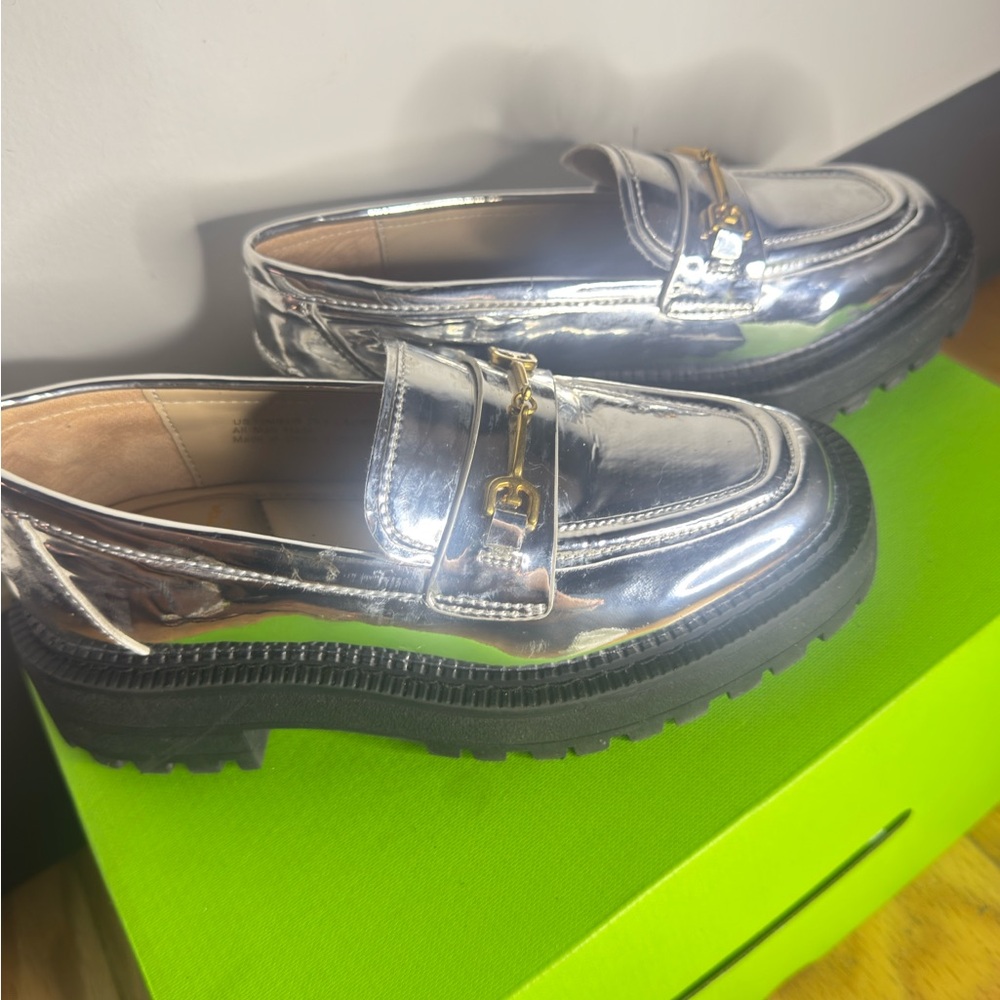 Sam Edelman Kids Silver Dress Shoes